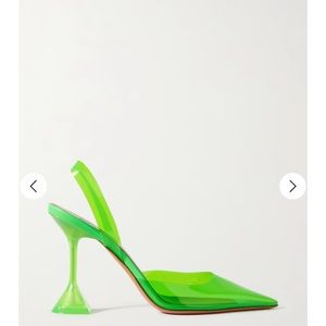 Amina Muaddi
Holli PVC Slingback Pumps